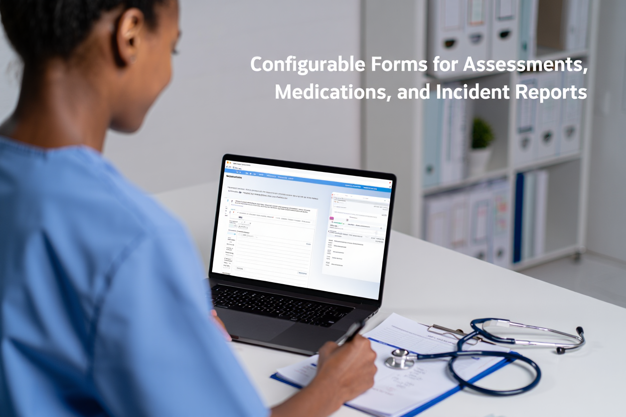 Configurable Forms for Assessments, Medications, and Incident Reports