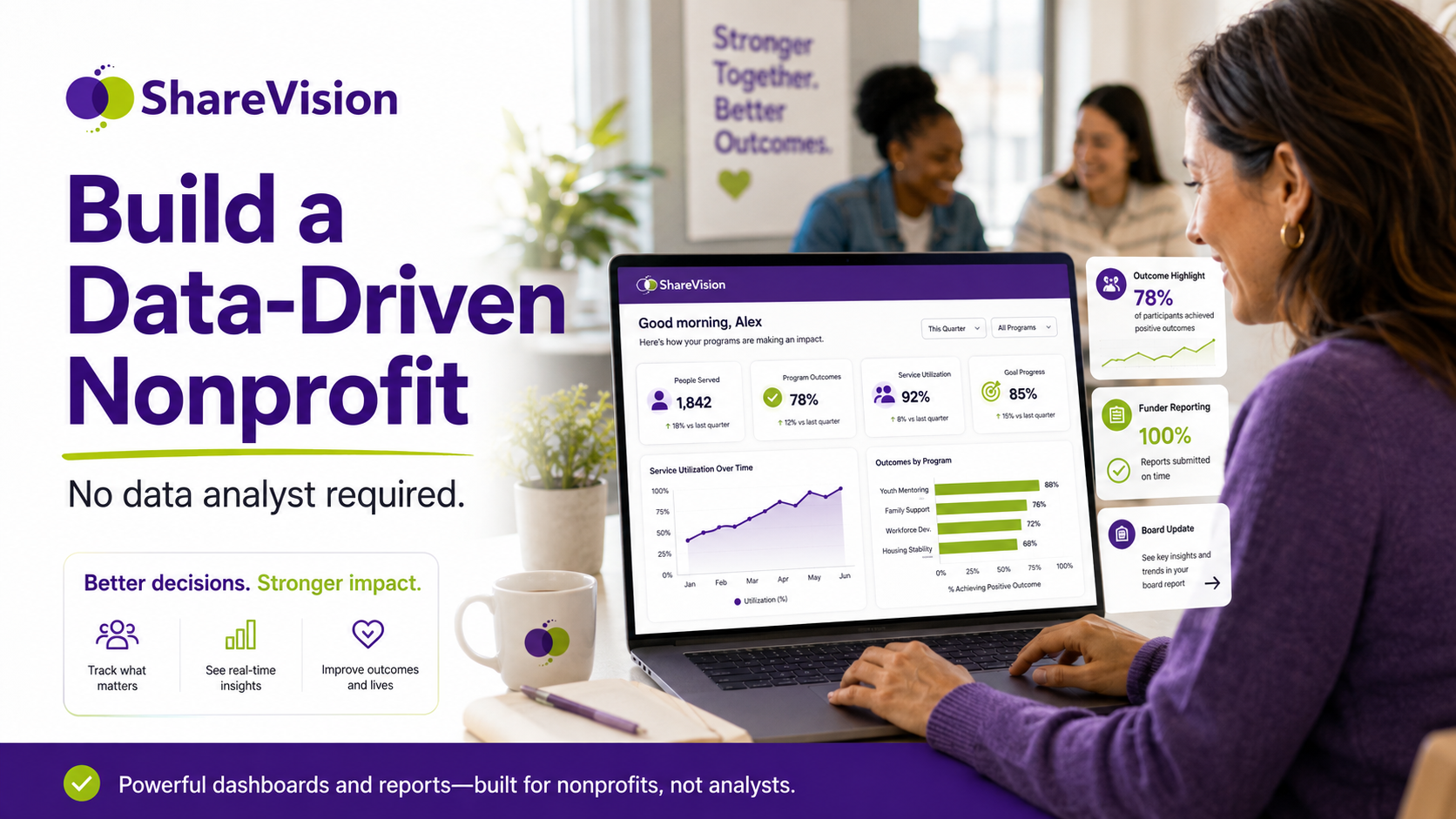 Nonprofit Dashboards: Build a Data-Driven Nonprofit Without a Data Analyst
